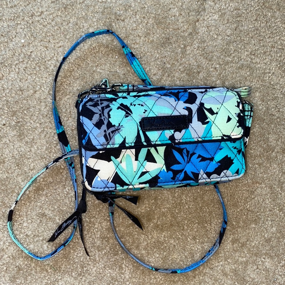 Vera Bradley cross body wallet purse
